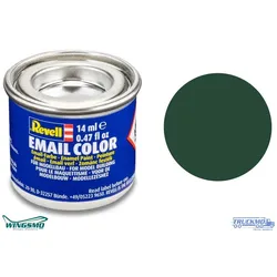 Revell Modellbau Farben Email Color Dunkelgrün (RAF) matt 14ml 32168
