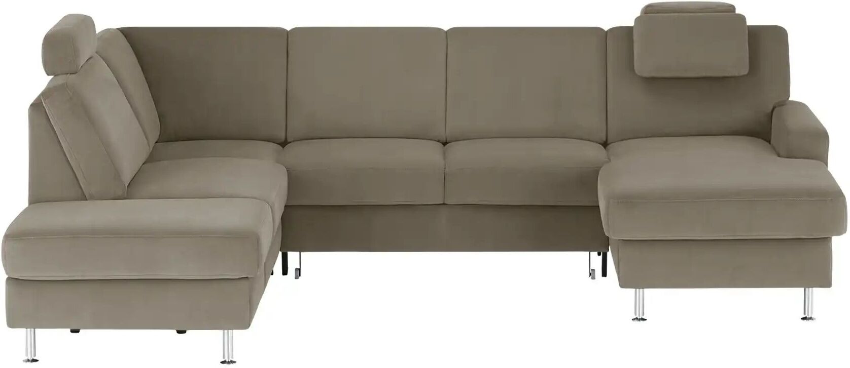 meinSofa Wohnlandschaft Mit verschiedenen Funktionen verfügbar Jana ¦ braun ¦