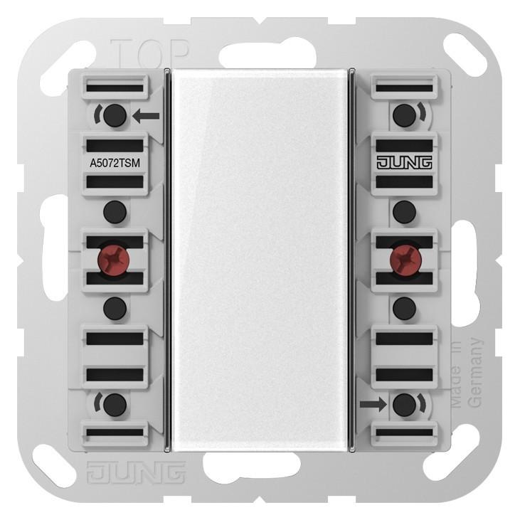 JUNG Tastsensor KNX AS/A UP perlmutt 2f 4pkt A5072TSM (A5072TSM)