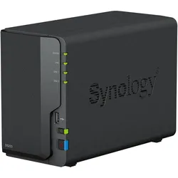 Synology DS223 (0 TB), NAS, Schwarz