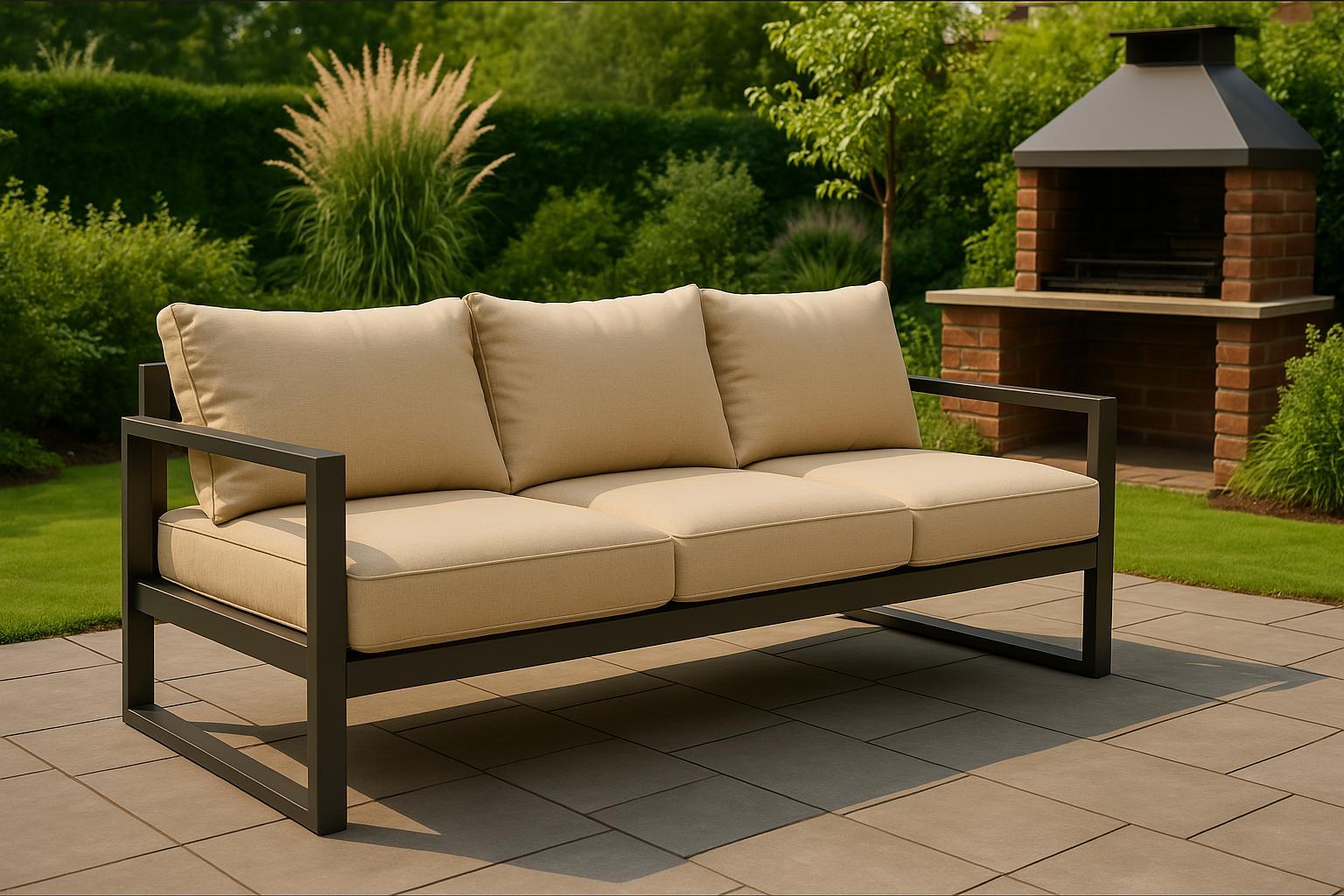 NEUES Gartensofa DUAL 3-Sitzer - 4 Farbvarianten - DIREKT VOM HERSTELLER!