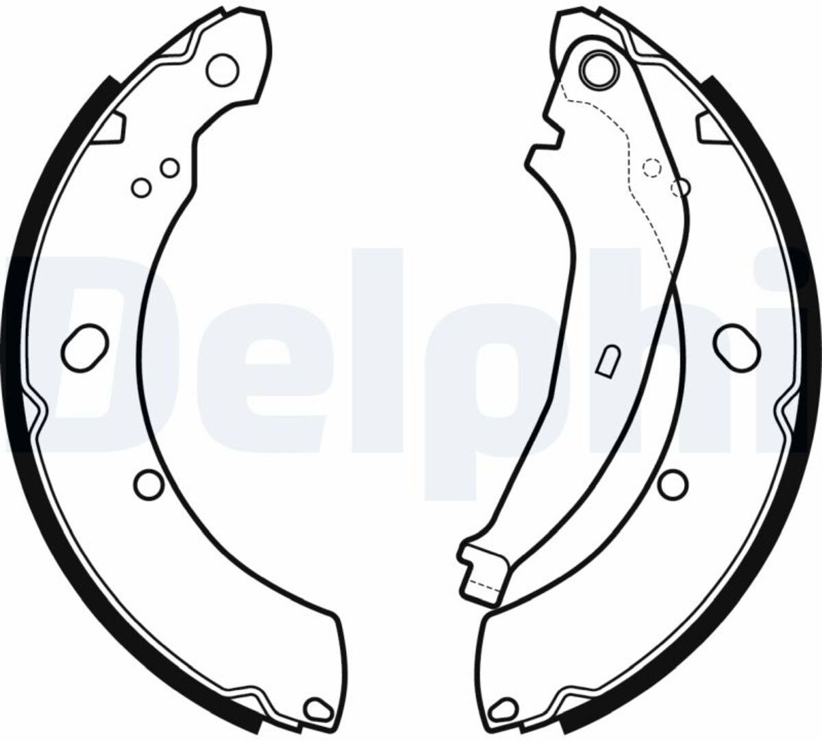 Bremsbackensatz DELPHI LS2136
