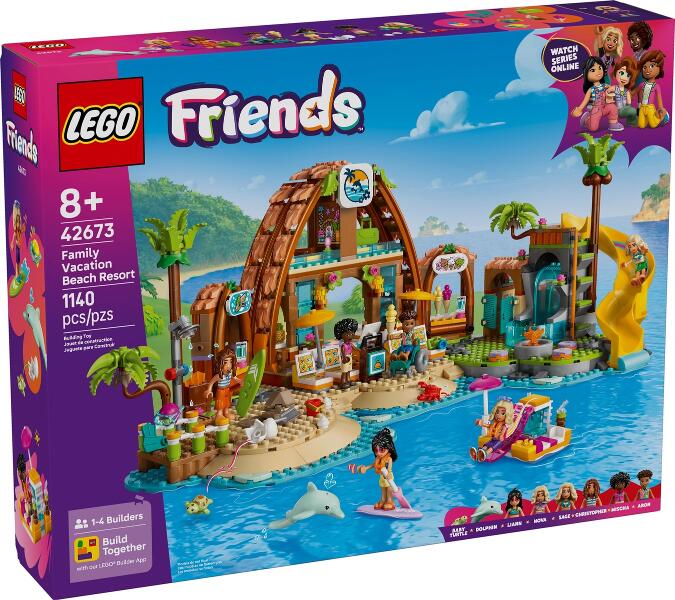 LEGO® Friends 42673 Familienurlaub im Strandresort