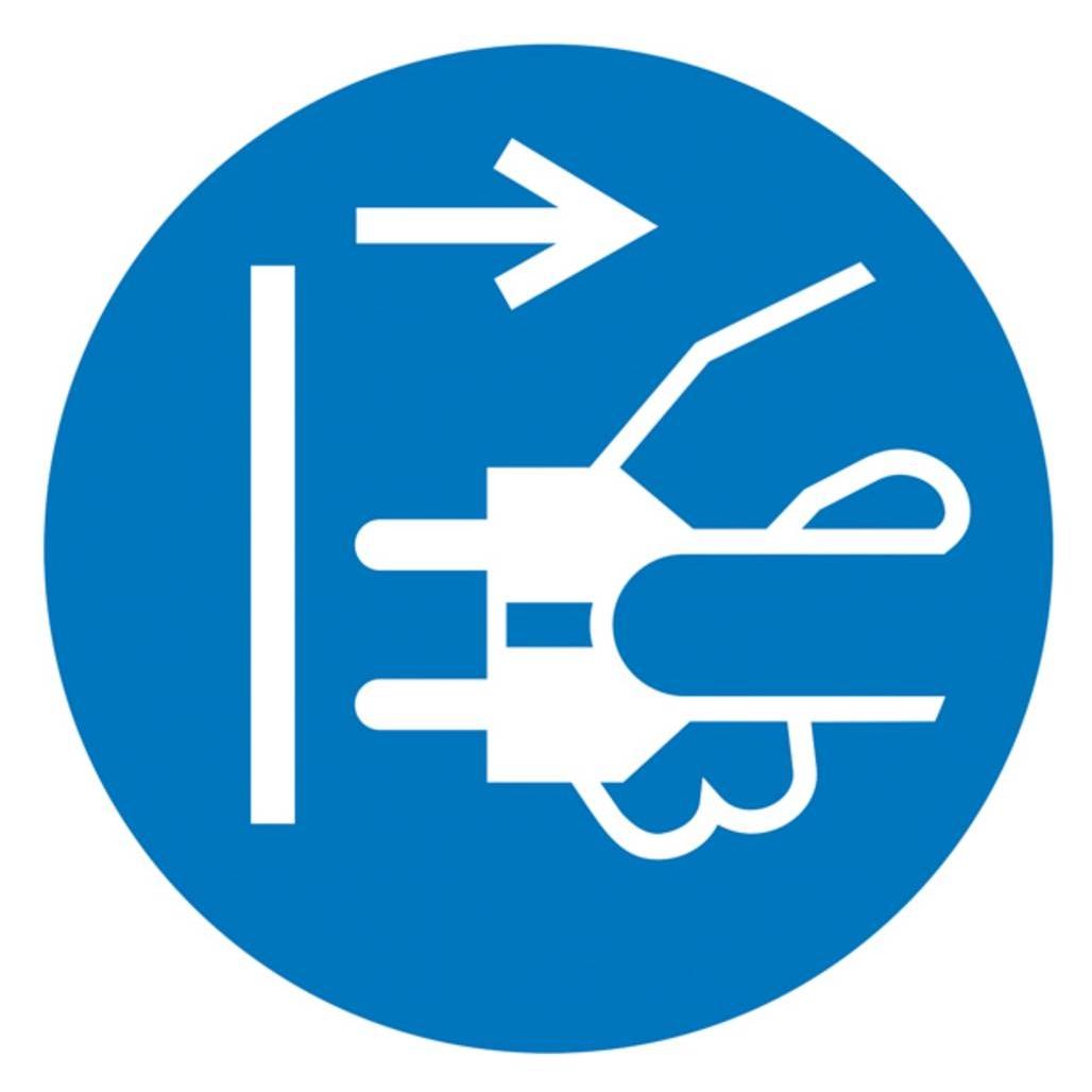 SafetyMarking Gebotsschild Netzstecker ziehen (30.A7427)