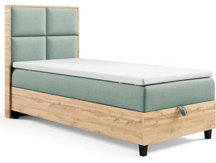 Best for Home Boxspringbett Boxspringbett Trinity K-2 Plate Single mit Bettkasten & Topper H3 (70x200 80x200 90x200 100x200 cm), Verschiedene Liefermöglichkeiten, TOP Preis-Leistungs-Verhältnis