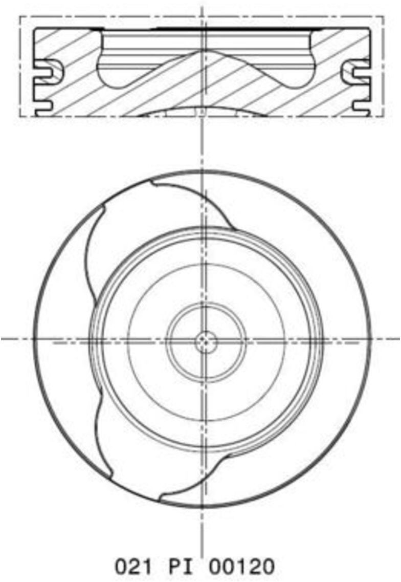 Piston MAHLE 021 PI 00120 000