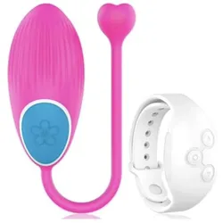 Wearwatch, Vibrator, Egg Wireless Technology Uhr Fuchsia / Snowy