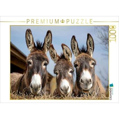 CALVENDO Puzzle Wir drei vom Bauernhof | 1000 Teile Lege-Größe 64x48cm Foto-Puzzle für glückliche Stunden, von , Calvendo Puzzle