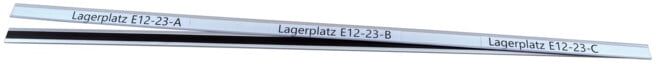 Porte-étiquettes magnétique Eichner en PVC 25 x 1000 mm (9218-03034)