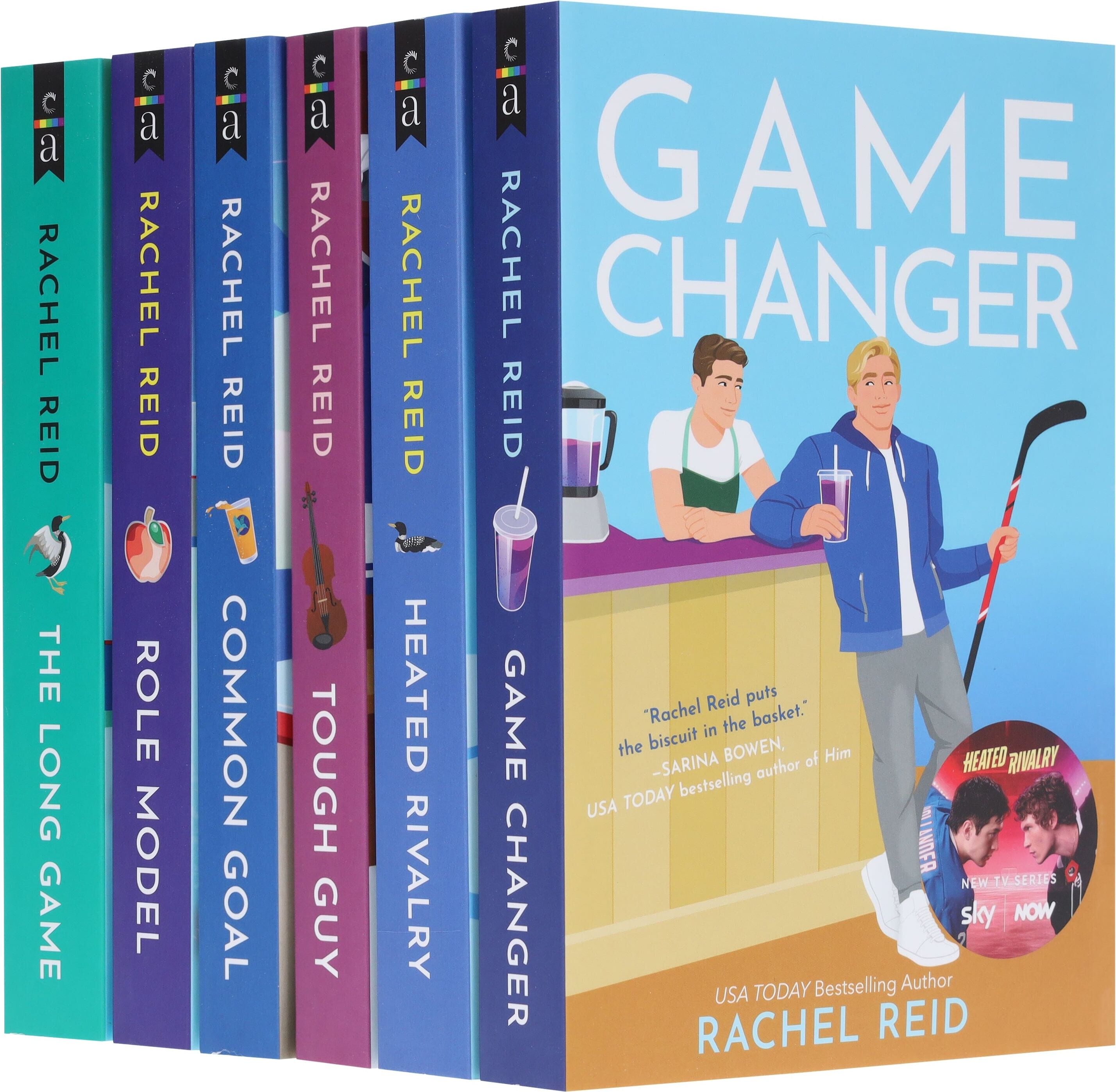 Heated Rivalry: Game Changers Series by Rachel Reid 6 Books Collection Set - Fiction - Paperback HarperCollins Publishers