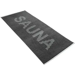 Vossen Saunatuch Saunatuch Camden graphit 80 x 200 cm