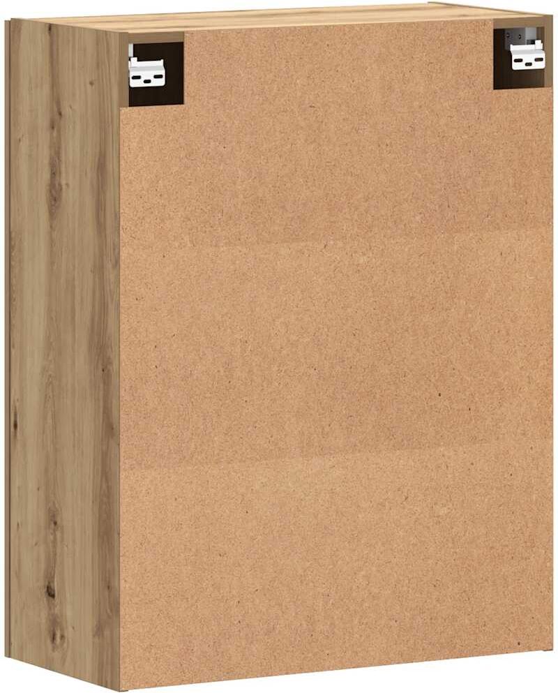 vidaXL Armoire murale chêne artisanal 69,5x34x90 cm