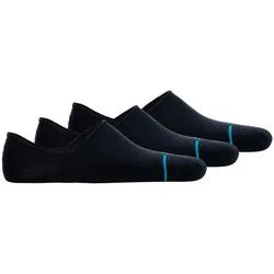 STANCE Unisex Sneakersocken 3er Pack - Icon No Show, Logo, Basic Dunkelblau / 35-37