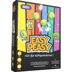 Denkriesen Easy Peasy – schnelles Kartenspiel für 2–6 Spieler ab 8 Jahren