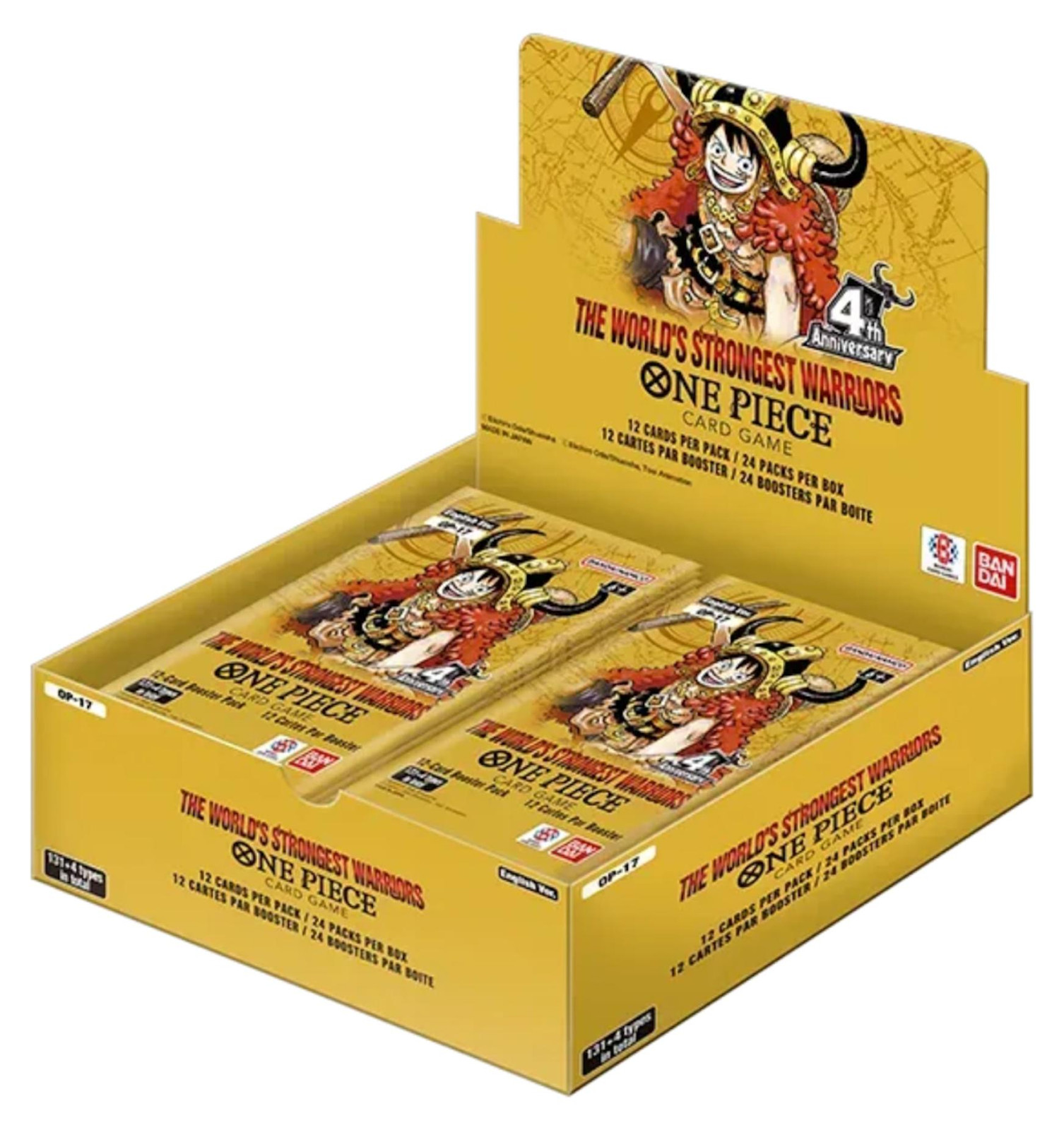 Bandai One Piece TCG: De sterkste krijgers ter wereld Booster Box OP-17 (24 stuks)