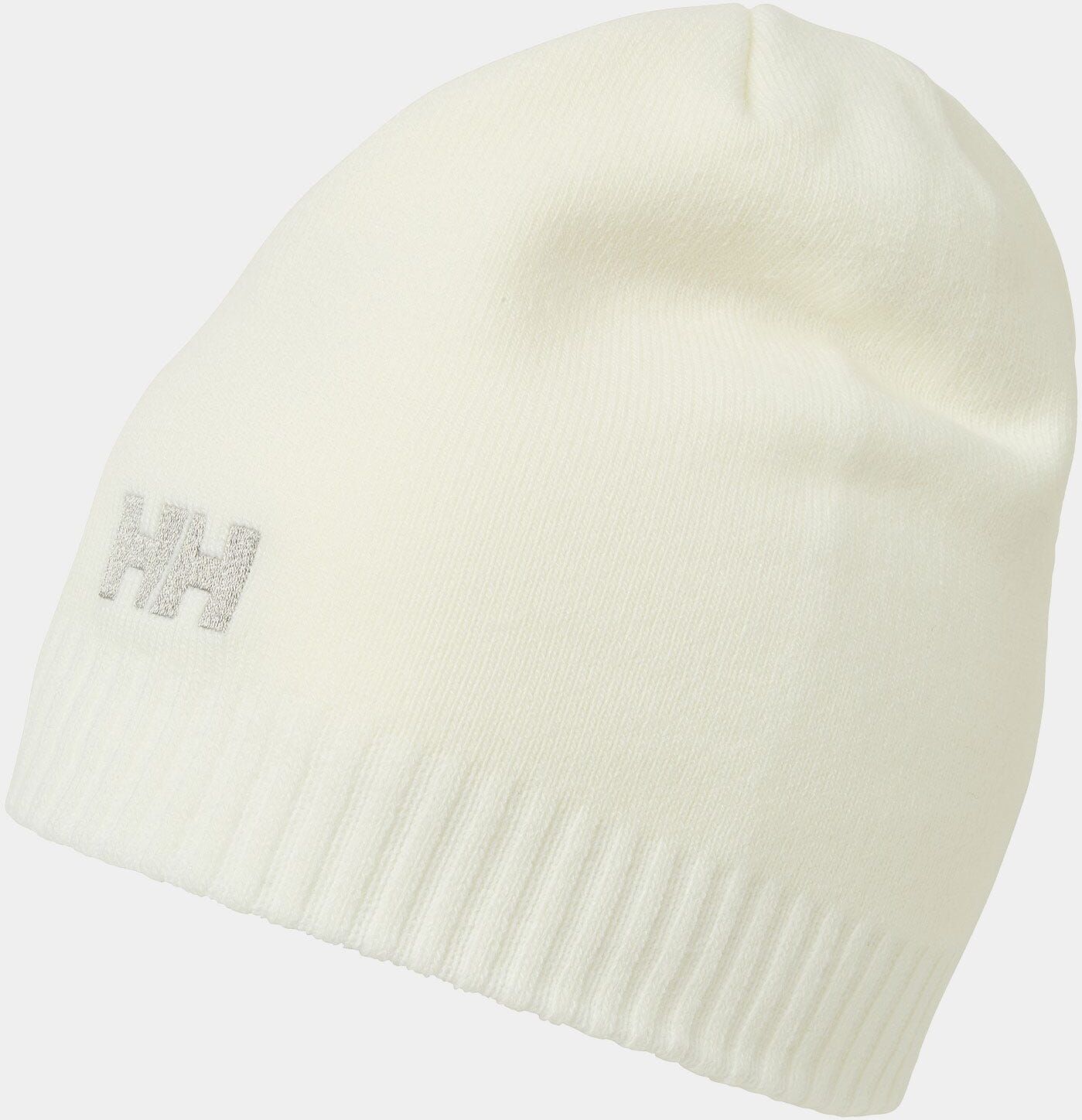 Helly Hansen Unisex Brand Beanie - White/Cream - STD