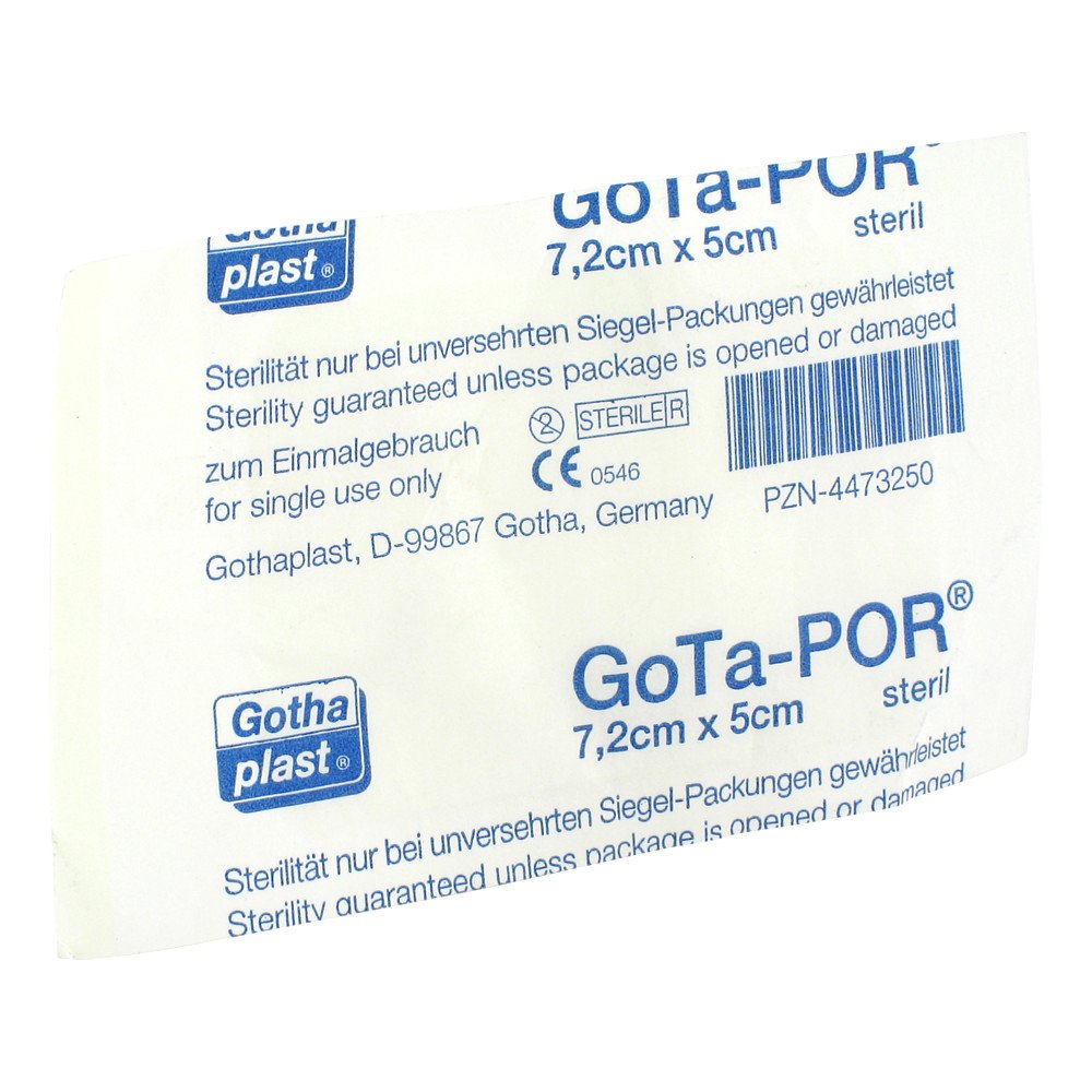 Gothaplast GmbH Gota-por Wundpflaster 5x7,2 cm steril 04473250