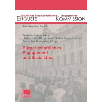 Bürgerschaftliches Engagement und Sozialstaat, Taschenbuch von , VS Verlag für Sozialwissenschaften, 978-3-8100-3247-8