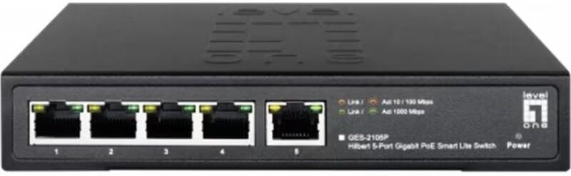 LevelOne Level One Switch Ges-2105p 5 Puertos Gigabit Poe Smart Lite Talla Única Unisex