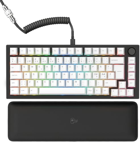 Glorious GMMK Pro 75% aanpasbaar toetsenbord Nordic QWERTY Zwart