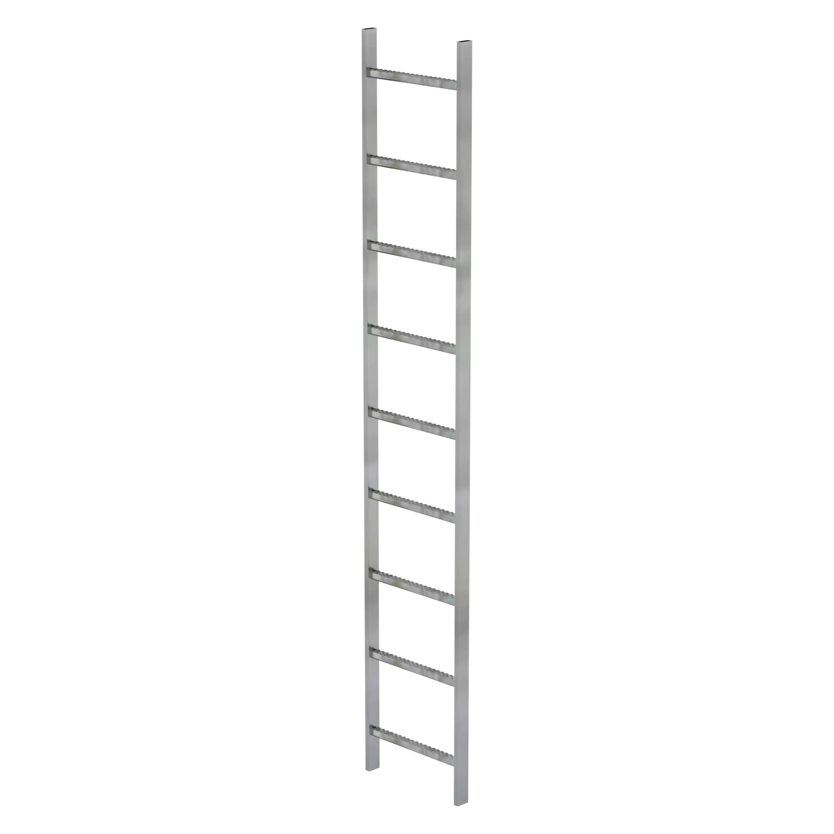 Munk Schachtleiter Stahl feuerverzinkt 400mm Lichte Weite 9 Sprossen (252 cm) (228733)