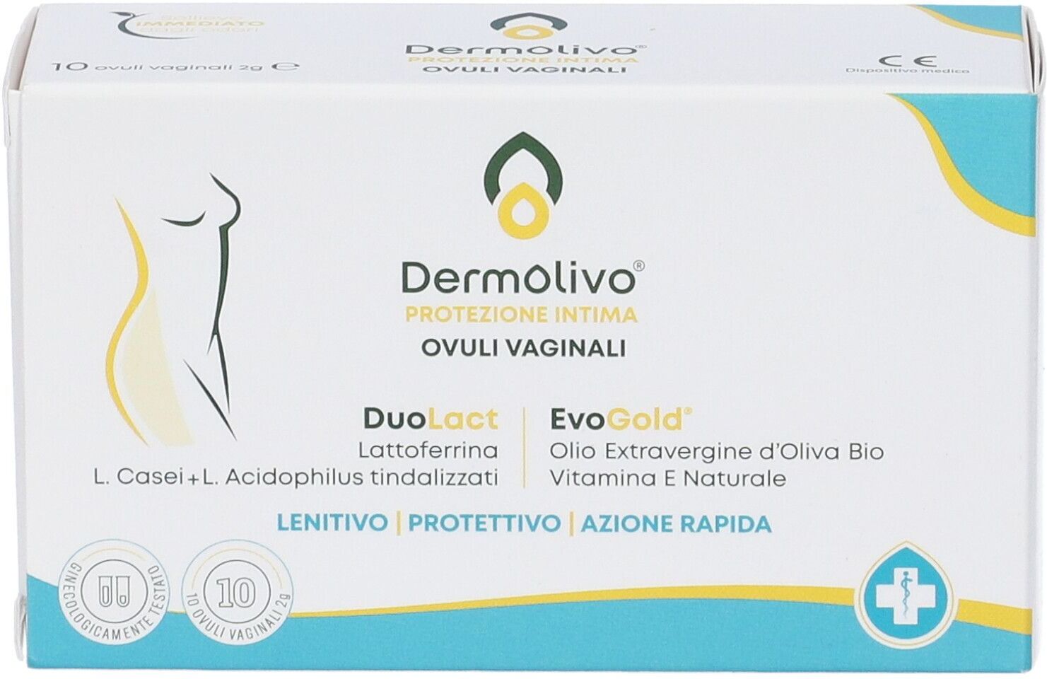 GREEN LIFE Srl Green Life, Dermolivo Ovuli Vaginali, 10 Pezzi