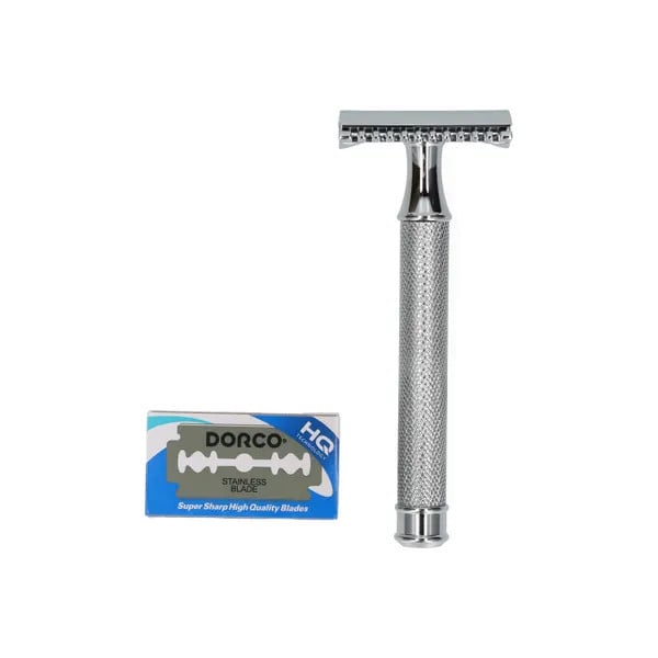 Dille & Kamille Safety razor inclusief 10 mesjes van rvs