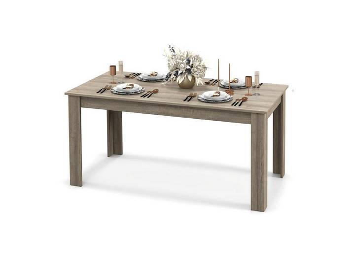 LuxusKollektion Esstisch Esstisch 160x80x77 4 Personen Holztisch Natur (1-St)