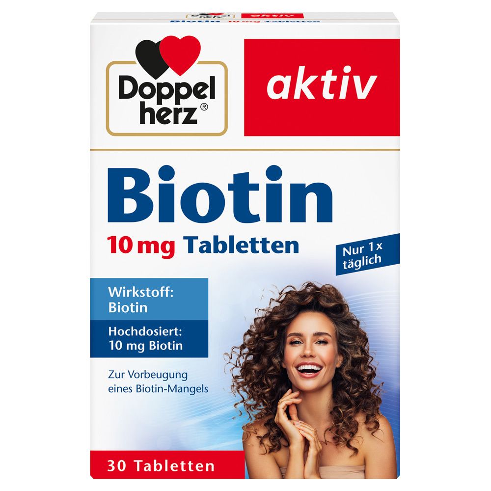 Doppelherz Biotin 10 mg Tabletten 30 St