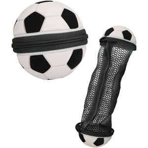 Online Federmäppchen Soccer Zip, Schlamperetui, aus Kunststoff, schwarz