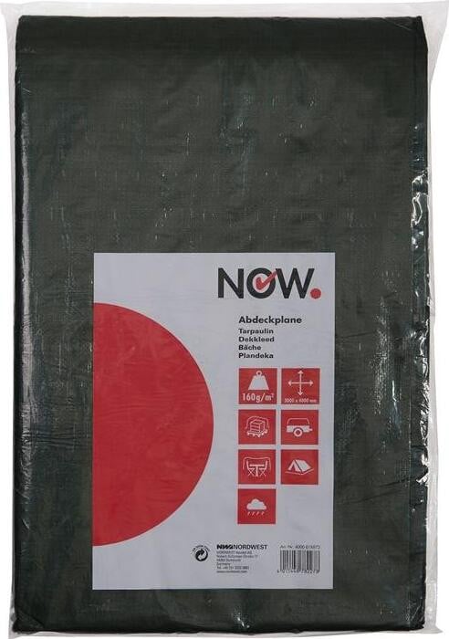 Super Tarb Stofdoek, olijgroen, B: 800 cm, H: 600 cm