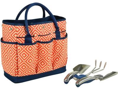 Picnic at Ascot Diamond Collection Gardening Tote with Tools