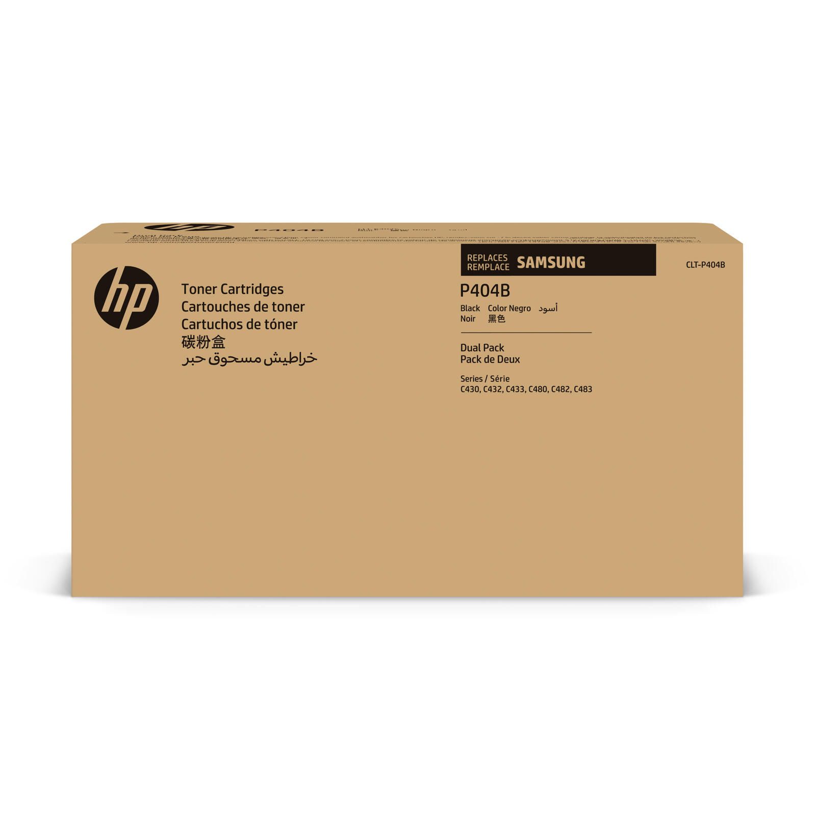 HP Inc. HP Original CLT-P404B Twin-Pack Toner schwarz 3.000 Seiten (CLT-P404B/ELS) für SL-C430/W, SL-C480/W/FN/FW SU364A
