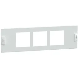 Schneider Electric LVS03911 PrismaSeT-P, Frontplatte, mit 3x 96x96mm Ausschnitte,Breite=650mm,Höhe=3Module