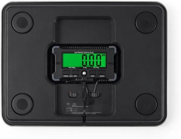 INF Kleine Haustierwaage - Digitale Edelstahlwaage mit LCD-Display S