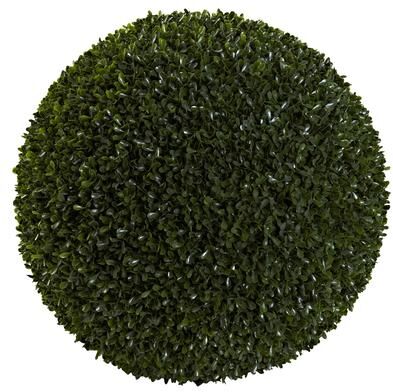 Nearly Natural 19-inch Boxwood Ball (Indoor/Outdoor)