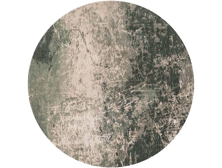 Teppich Cracks schwarz Farbverlauf Polyester 140 x 140 cm