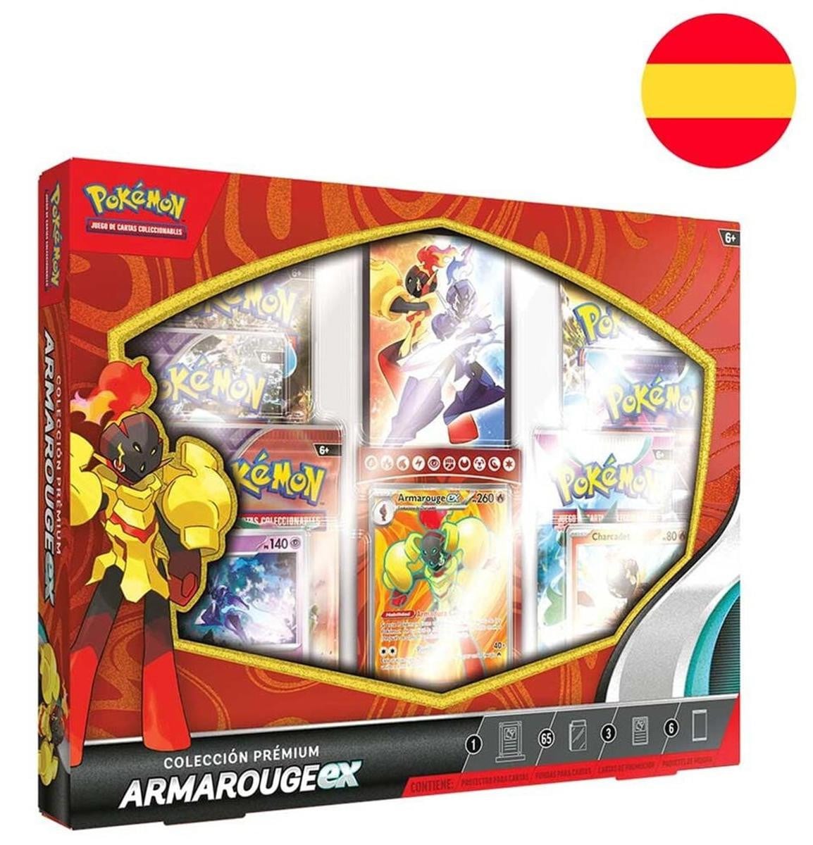 Bandai Pokémon Trading Card Game Armarouge Ex Premium Collectie, Meerkleurig