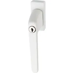 DK-Fenstergriff,abschließbar FG100 SB, DR, 7/30, weiß - weiß