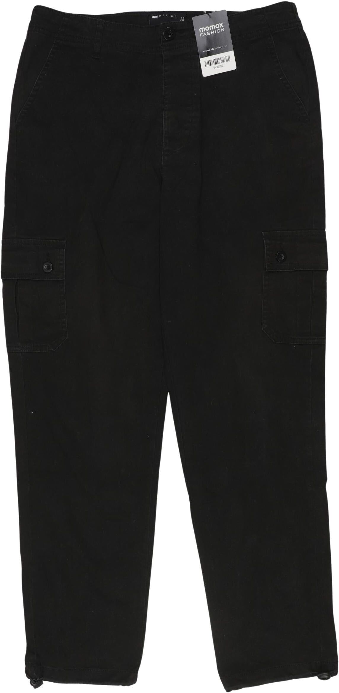 asos Herren Jeans, Schwarz, Gr. W30, Baumwolle / Elasthan - Second Hand