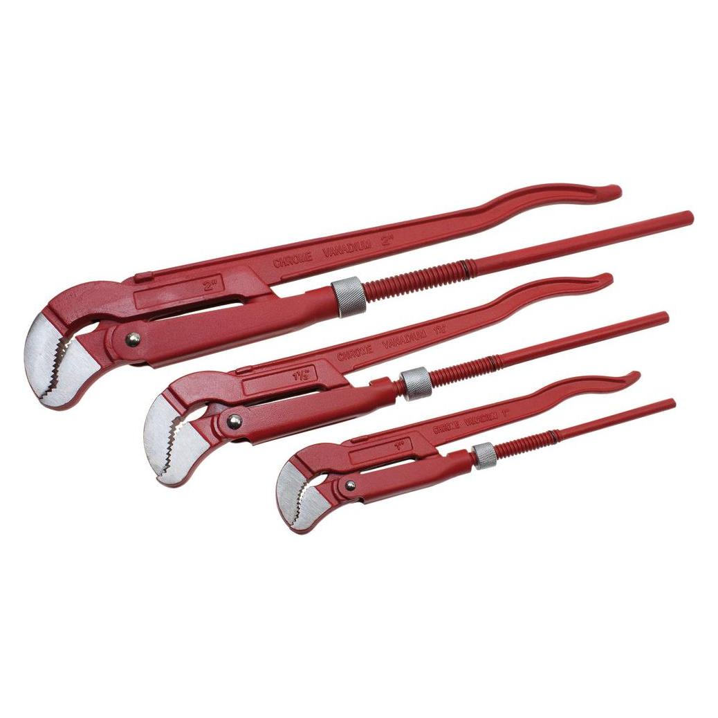 Dönges Eck-Rohrzangen Set Ausführung S-Maul 1 + 1 1/2 + 2 Zoll (43060754)