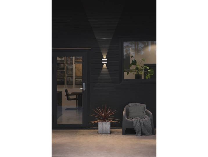 LED-Wandleuchte Cremora I 14 x 11 x 14cm Schwarz