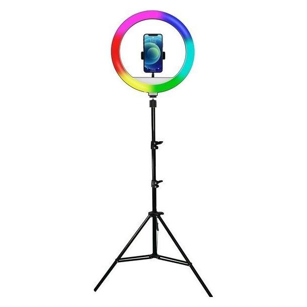 Wp Ringlicht Powerton 13" RGB LED Ringlicht, gross, einstellbare Lichtfarbe und -intensität, Telefon (Ringlicht) (WPRL2RGB)