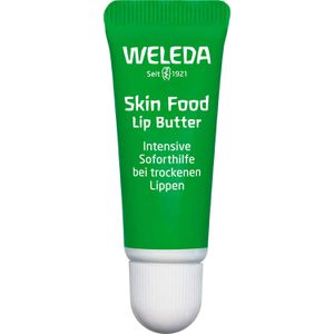 Weleda Lippenbalsam Bio Skin Food Lip Butter, mit Bienenwachs und Sonnenblumenöl, 8ml