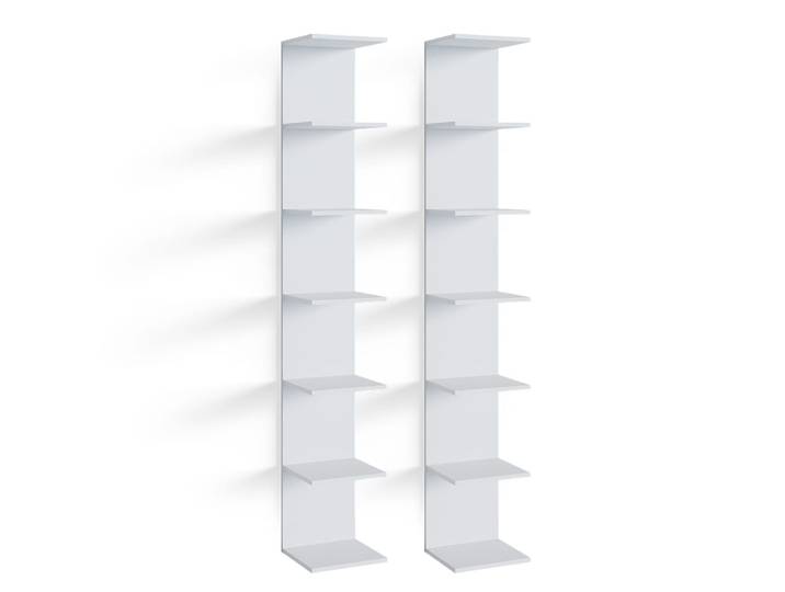 Étagère lot de 2 blanc 30x190cm