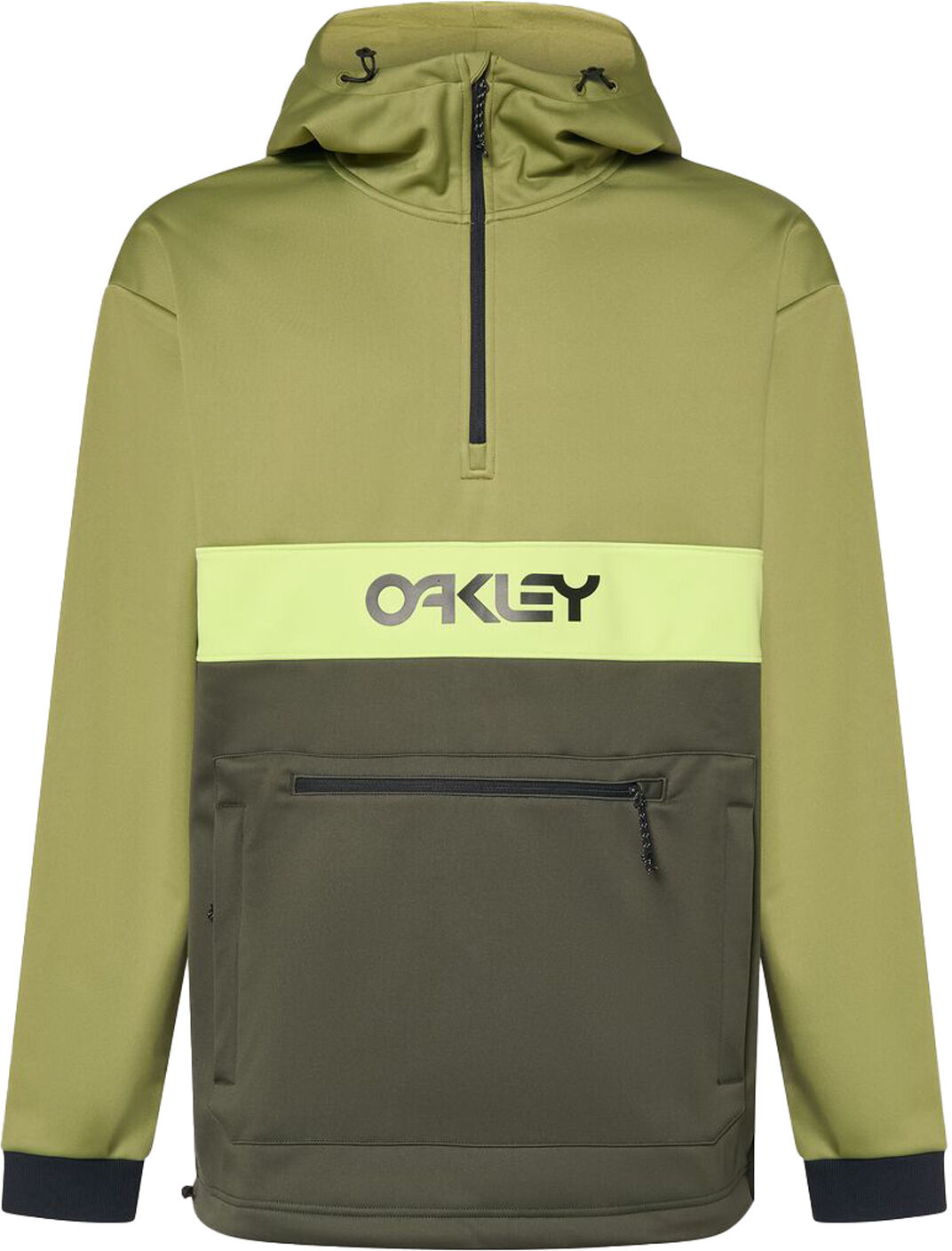 Oakley Men's Tnp Nose Grab Softshell Hoodie New Dark Brush/fern S