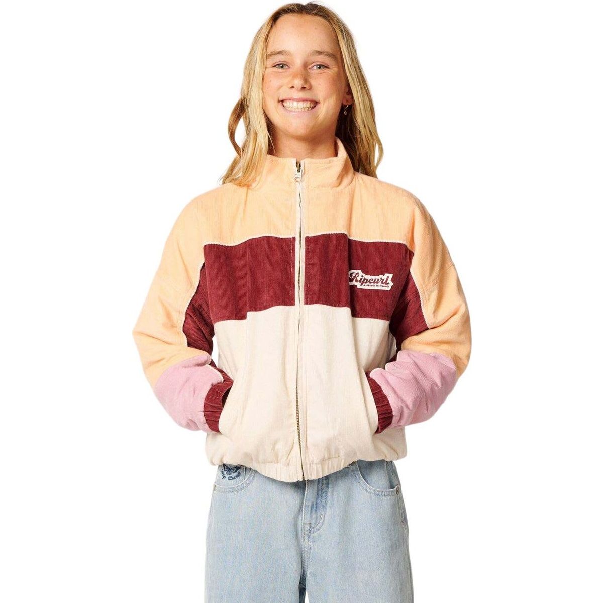 RipCurl Keepsakes Cord Jacket-girl bone (3021) 8 00EGJA-3021-8