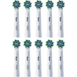 Oral-B, Zahnbürstenkopf, Pro CrossAction 10er Aufsteckbürsten (10x)