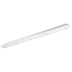 Ideal Lux Baldachin LINEAR STANDARD, eckig, 120cm, 5-fach, Überstand-Blende, weiß IDEA-285689