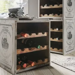 die Faktorei »Vintage« Weinregal für 12 Flaschen  – erhältlich in 3 Farben